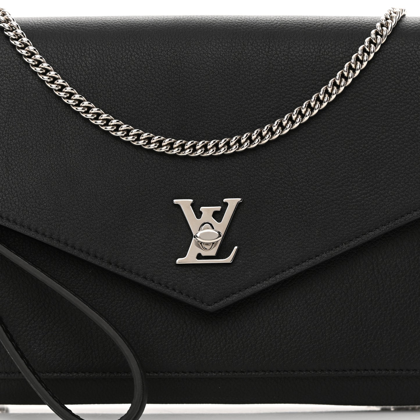 Soft Calfskin My Lockme Pochette Black