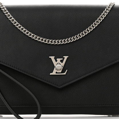 Louis Vuitton Soft Calfskin My Lockme Pochette Black 7 of 11
