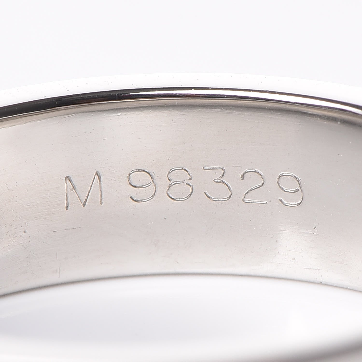 Cartier Platinum 5.5mm LOVE Ring 56 7.5 6 of 8