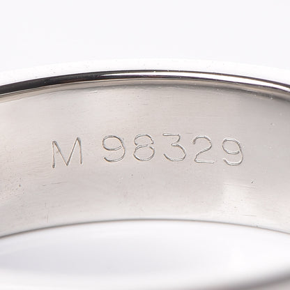 Cartier Platinum 5.5mm LOVE Ring 56 7.5 6 of 8