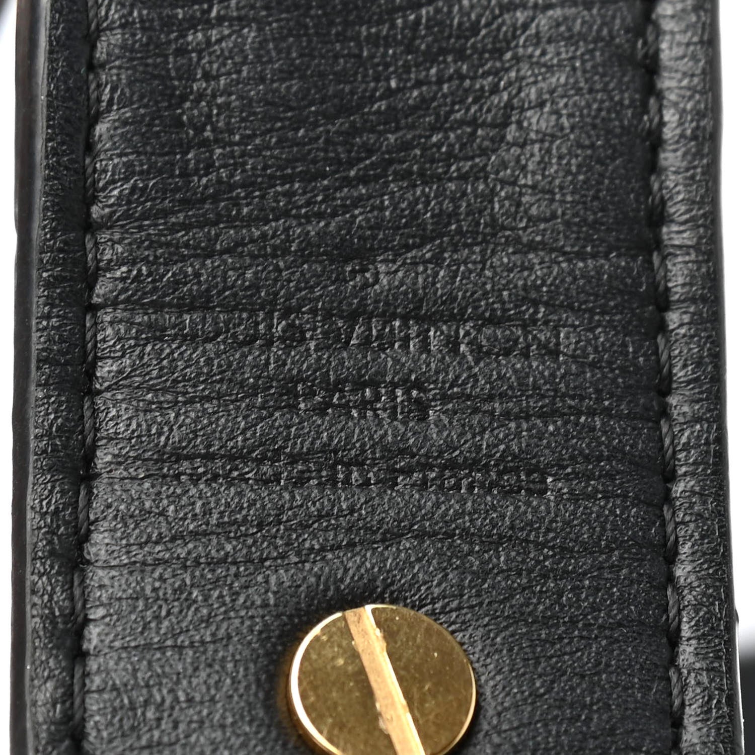 Louis Vuitton Monogram Bandouliere Shoulder Strap XL Black 4 of 4