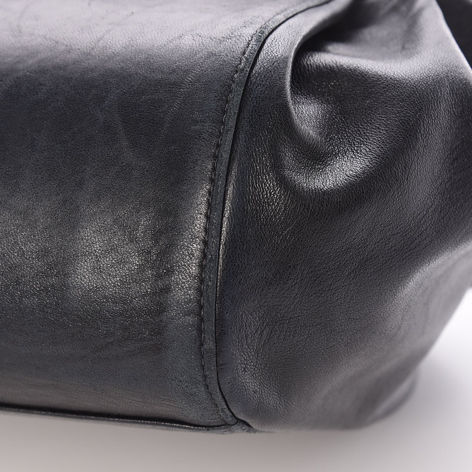 Chanel Lambskin Chocolate Bar Accordion Mademoiselle Flap Black 12 of 25