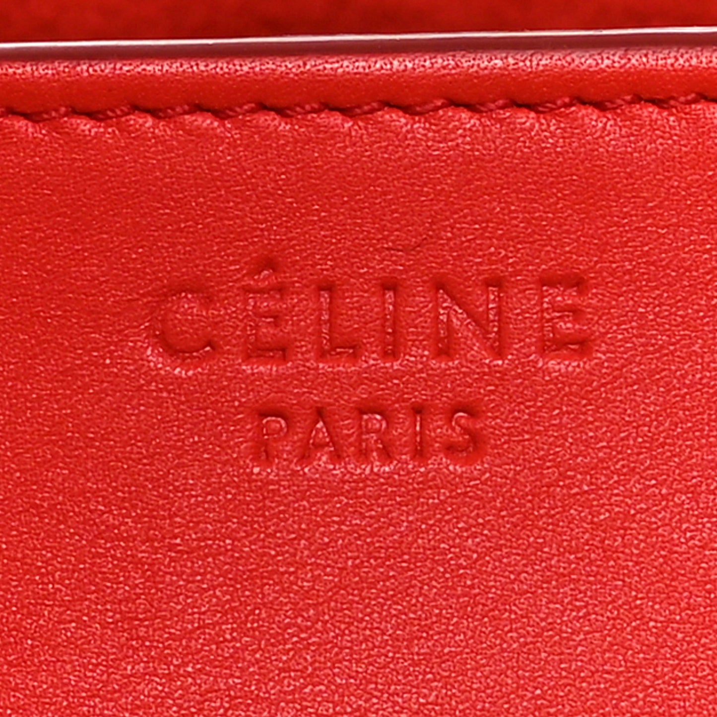 Smooth Calfskin Medium Phantom Luggage Vermillion
