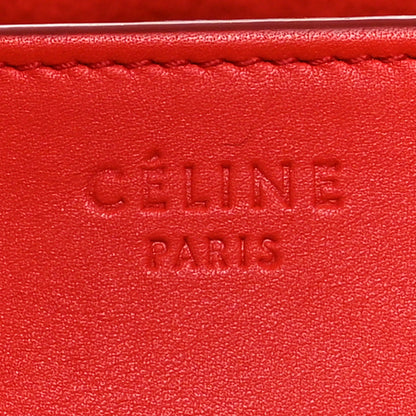 Celine Smooth Calfskin Medium Phantom Luggage Vermillion 8 of 11