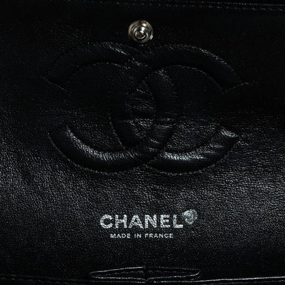Chanel Tweed Medium Double Flap Black White 5 of 7