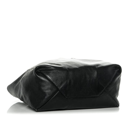 Celine Lambskin Horizontal Cabas Black 4 of 6