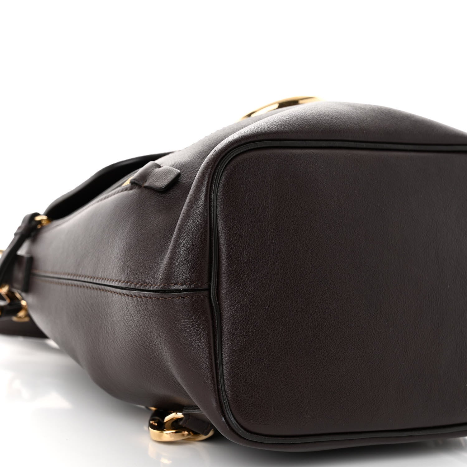Chloe Suede Calfskin Medium Faye Backpack Dark Brown 8 of 10