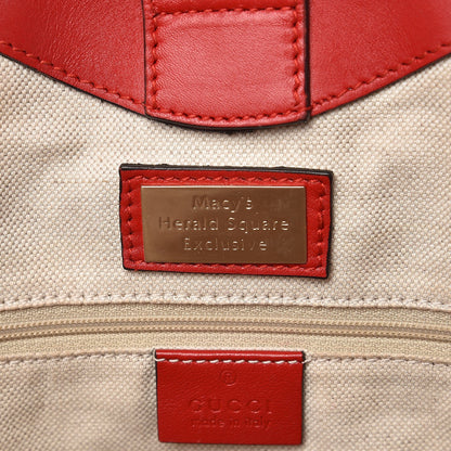 Gucci Monogram Medium Sukey Tote Red 6 of 15