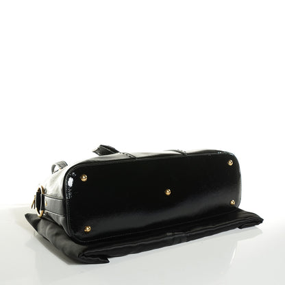 Saint Laurent Patent Calfskin Large Muse Black 4 of 8
