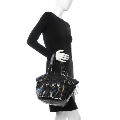 Saint Laurent Patent Medium Downtown Black 2 of 11