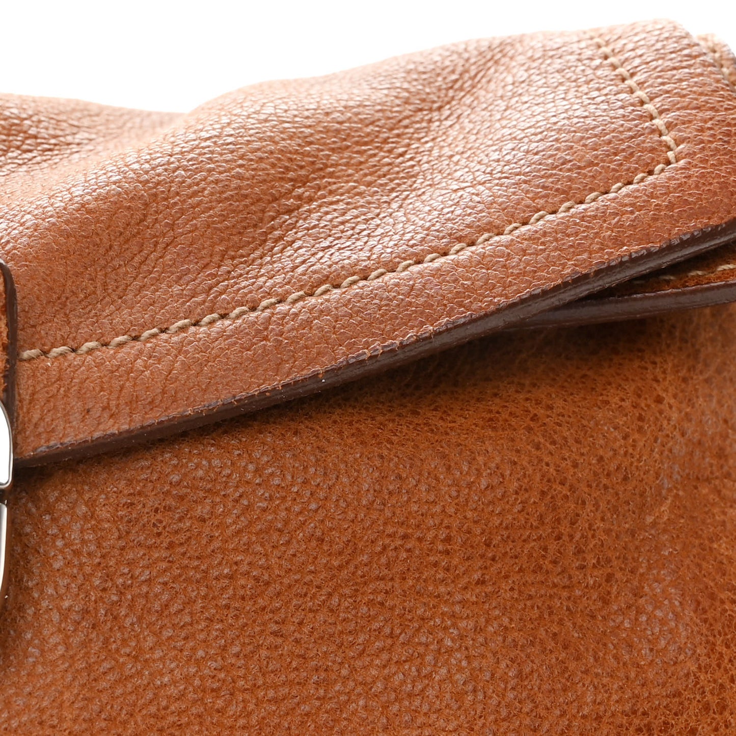 Vitello Antic Easy A Foldover Pushlock Flap Shoulder Bag Sughero
