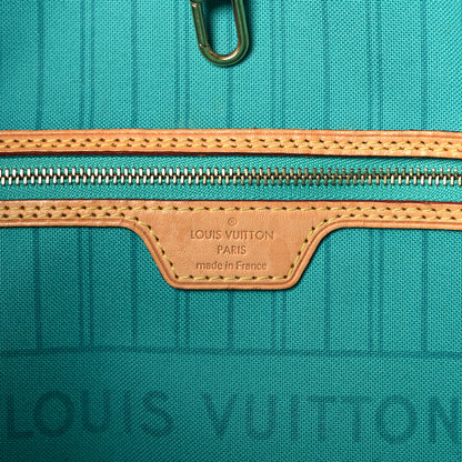 Louis Vuitton Monogram V Neverfull MM Turquoise 7 of 23