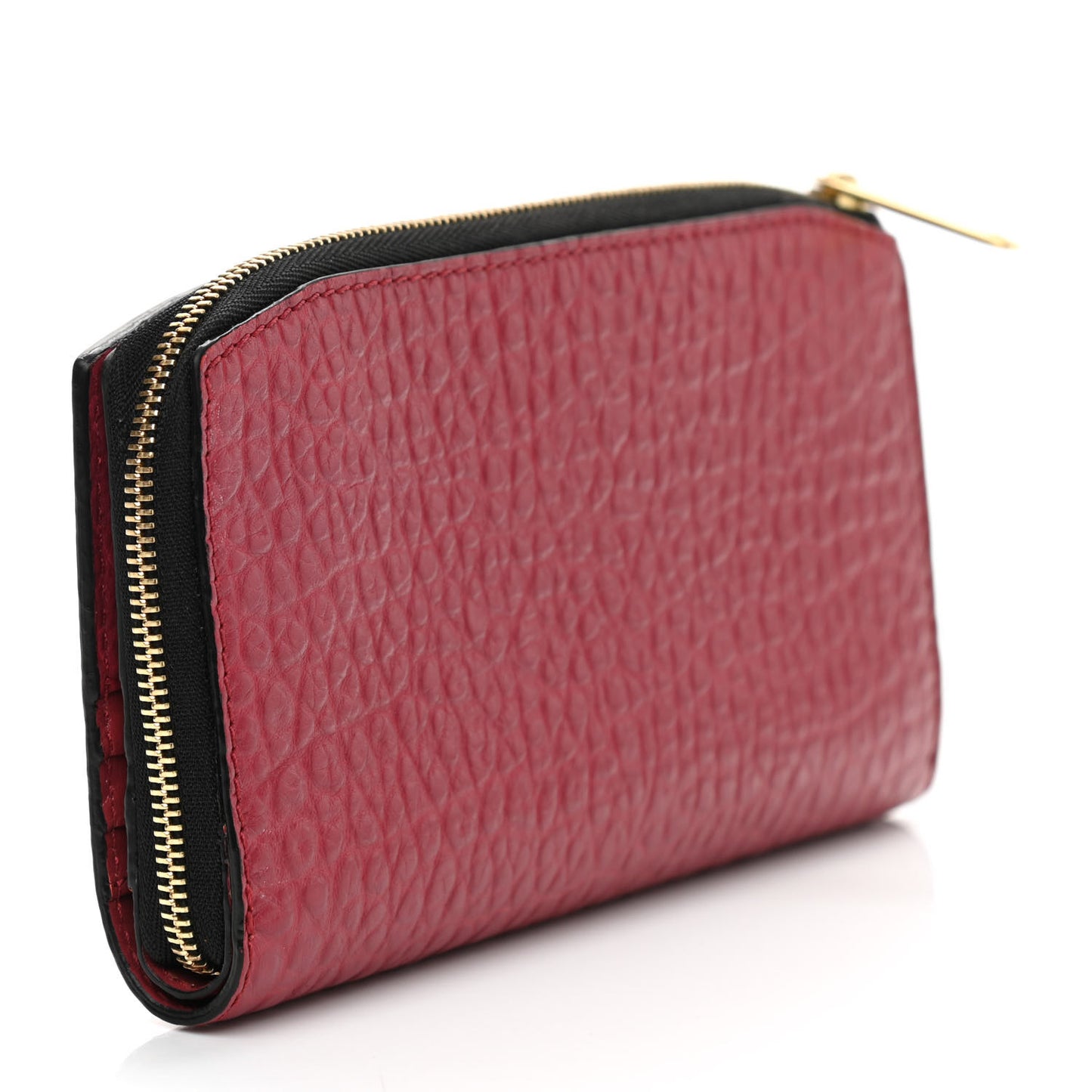 Heritage Grain Alvington Continental Wallet Damson Magenta