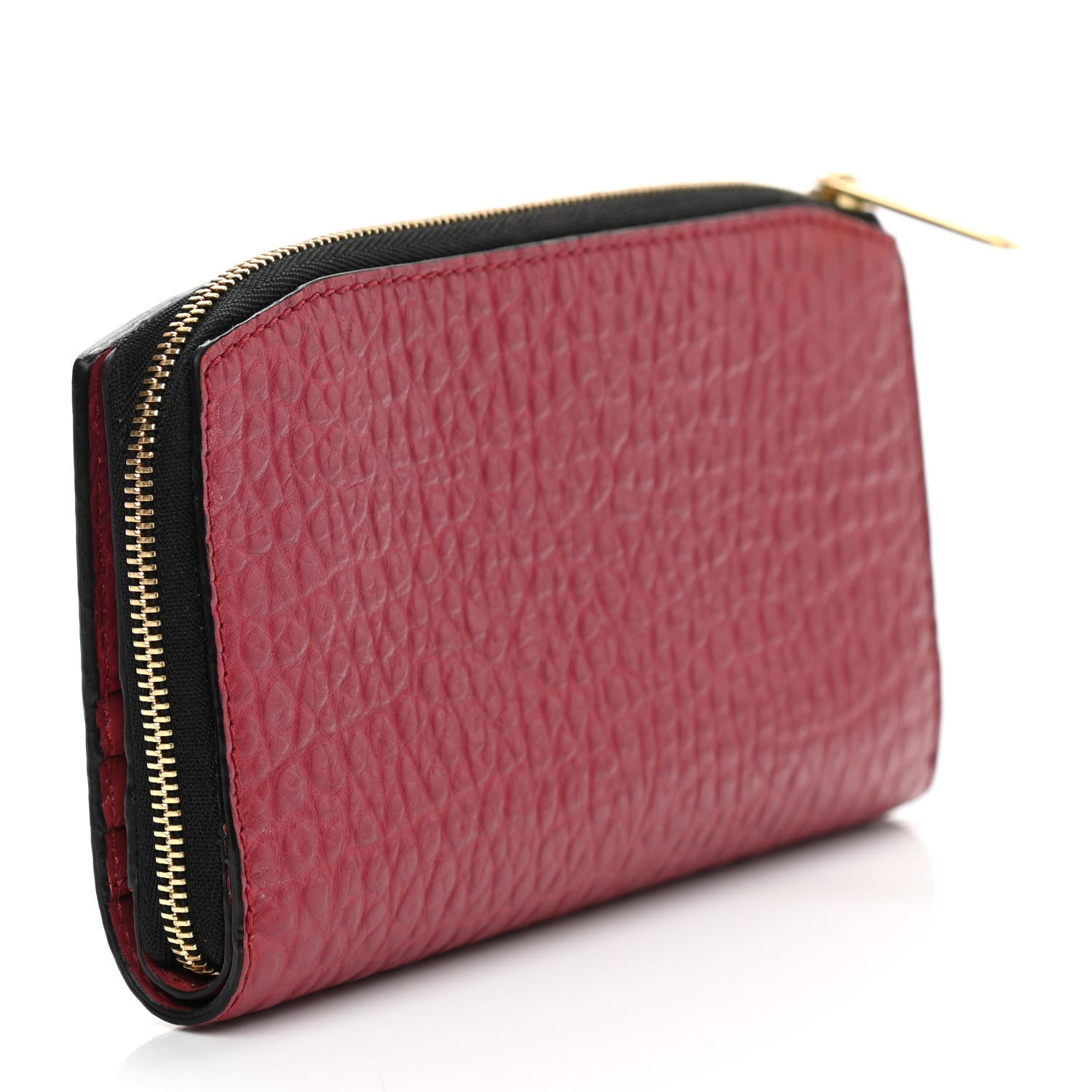 Burberry Heritage Grain Alvington Continental Wallet Damson Magenta 3 of 9