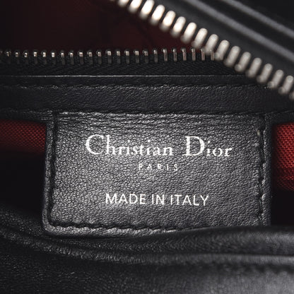 Christian Dior Lambskin Cannage Medium Lady Dior Black 7 of 11
