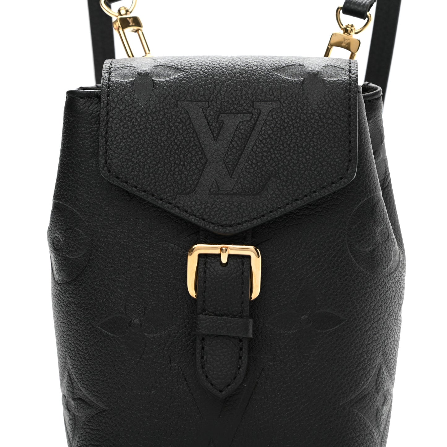 Empreinte Monogram Giant Tiny Backpack Black