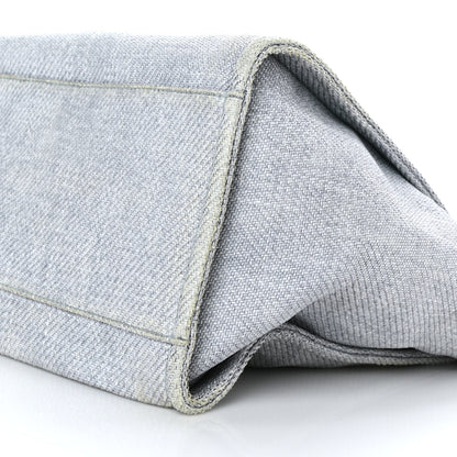Chanel Canvas Medium Deauville Tote Denim Blue 10 of 10