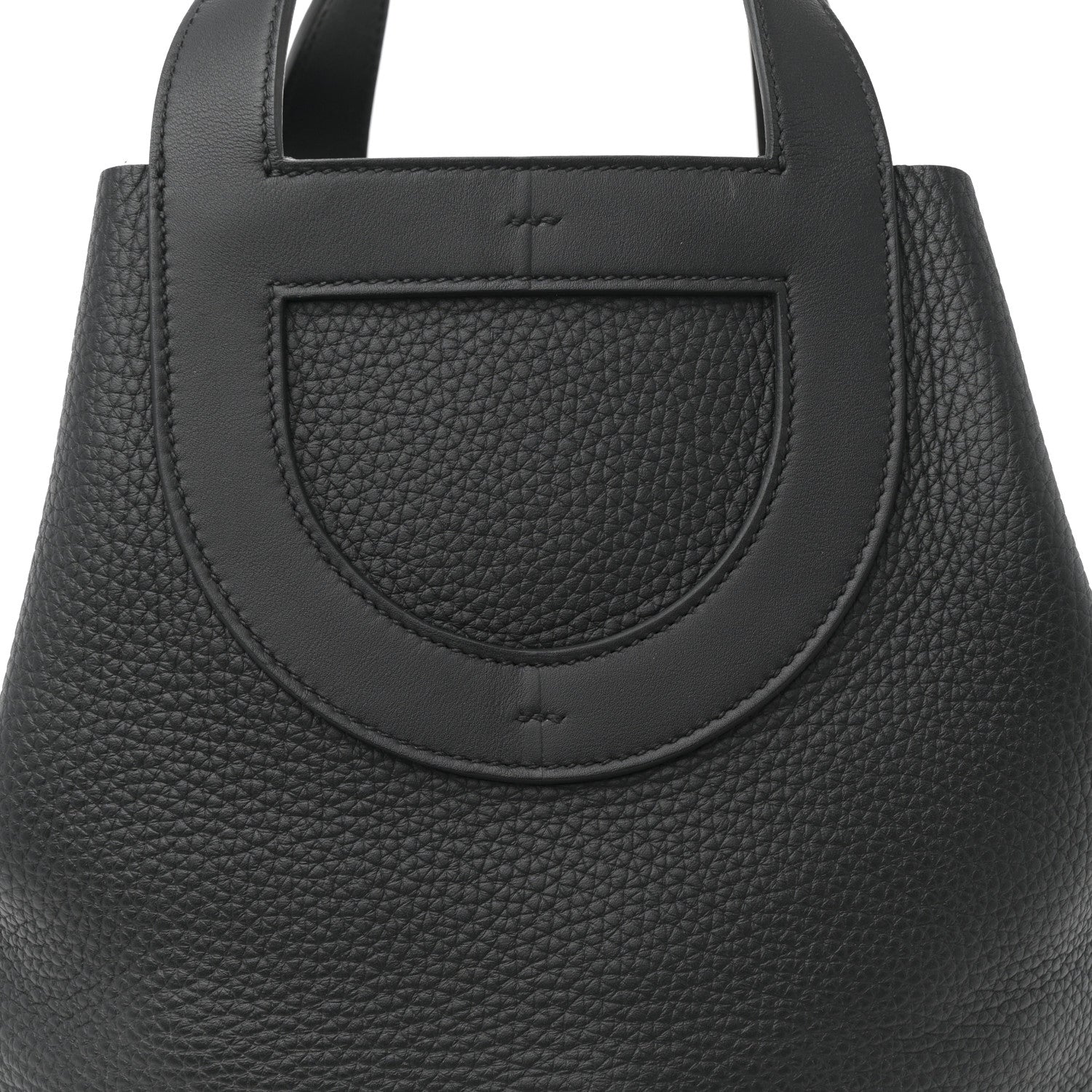 Hermes Taurillon Clemence Swift In-The-Loop 23 Bag Black 8 of 10