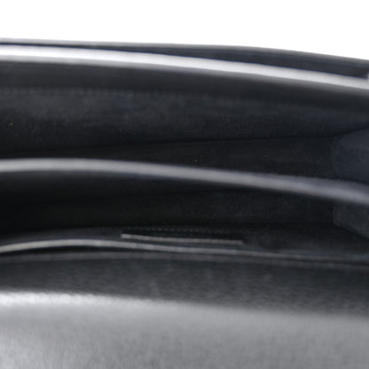 Saint Laurent Grained Calfskin Medium Monogram Sunset Satchel Black 4 of 9