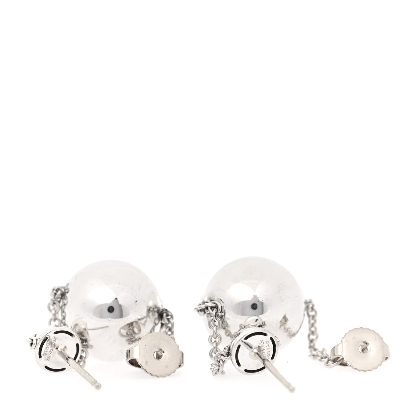 Sterling Silver HardWear Double Drop Earrings