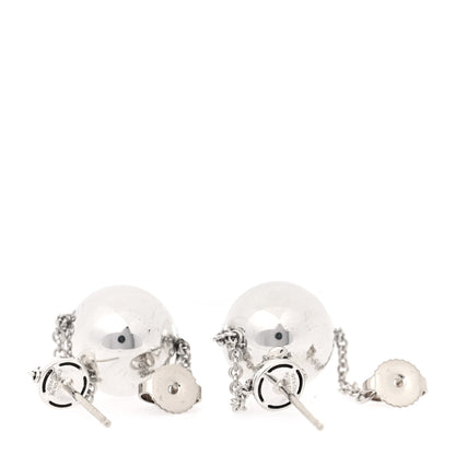 Tiffany Sterling Silver HardWear Double Drop Earrings 5 of 6