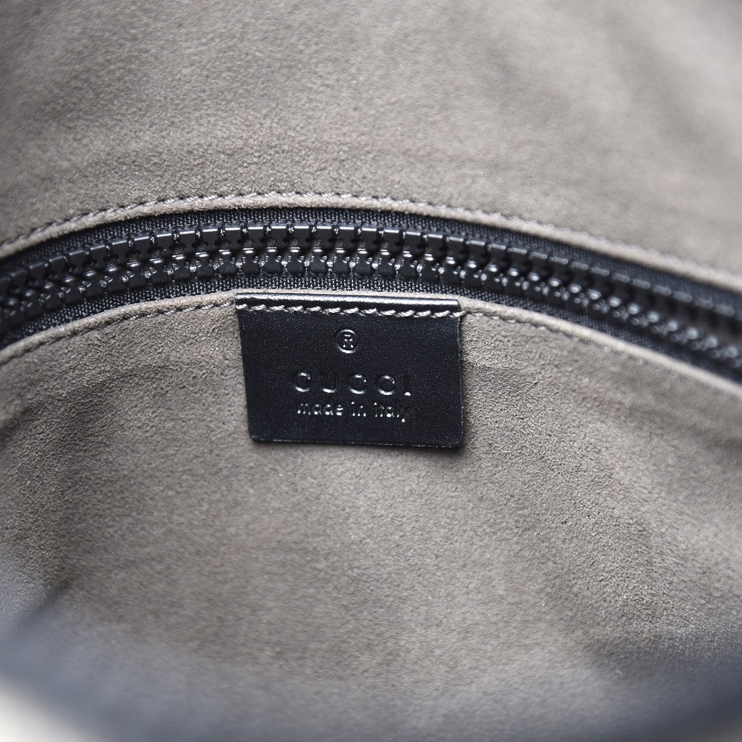 GG Supreme Monogram Flat Messenger Bag Black