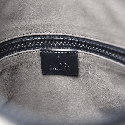 Gucci GG Supreme Monogram Flat Messenger Bag Black 7 of 10