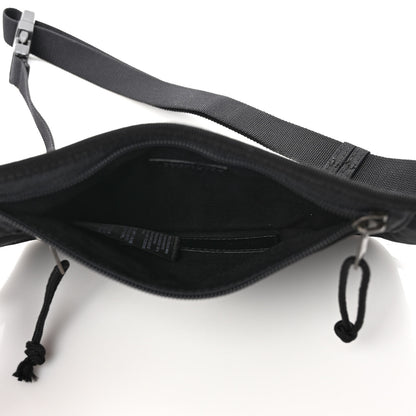 Balenciaga Sustainable Casual Nylon Weekend Belt Wallet Black 5 of 9