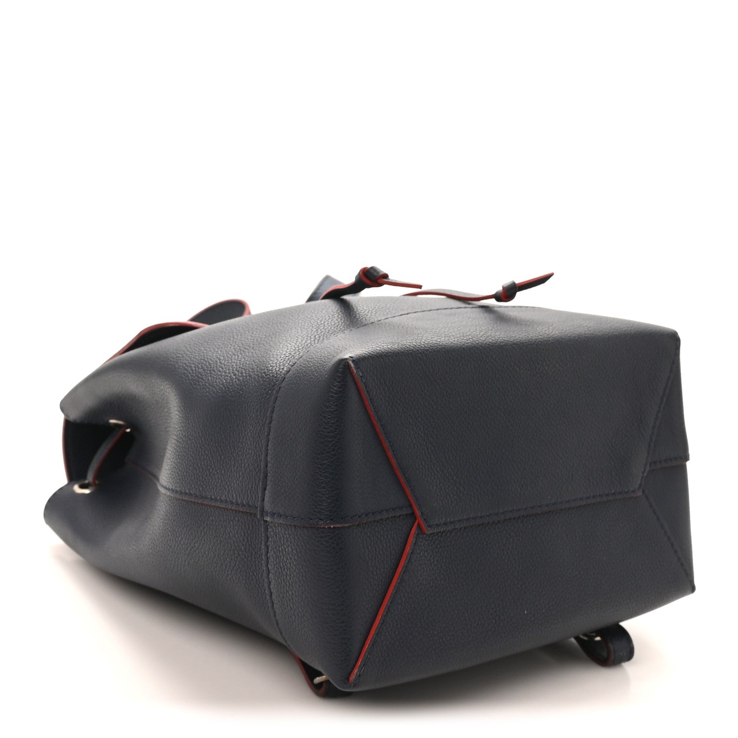 Louis Vuitton Soft Calfskin Lockme Backpack Marine Rouge 4 of 11