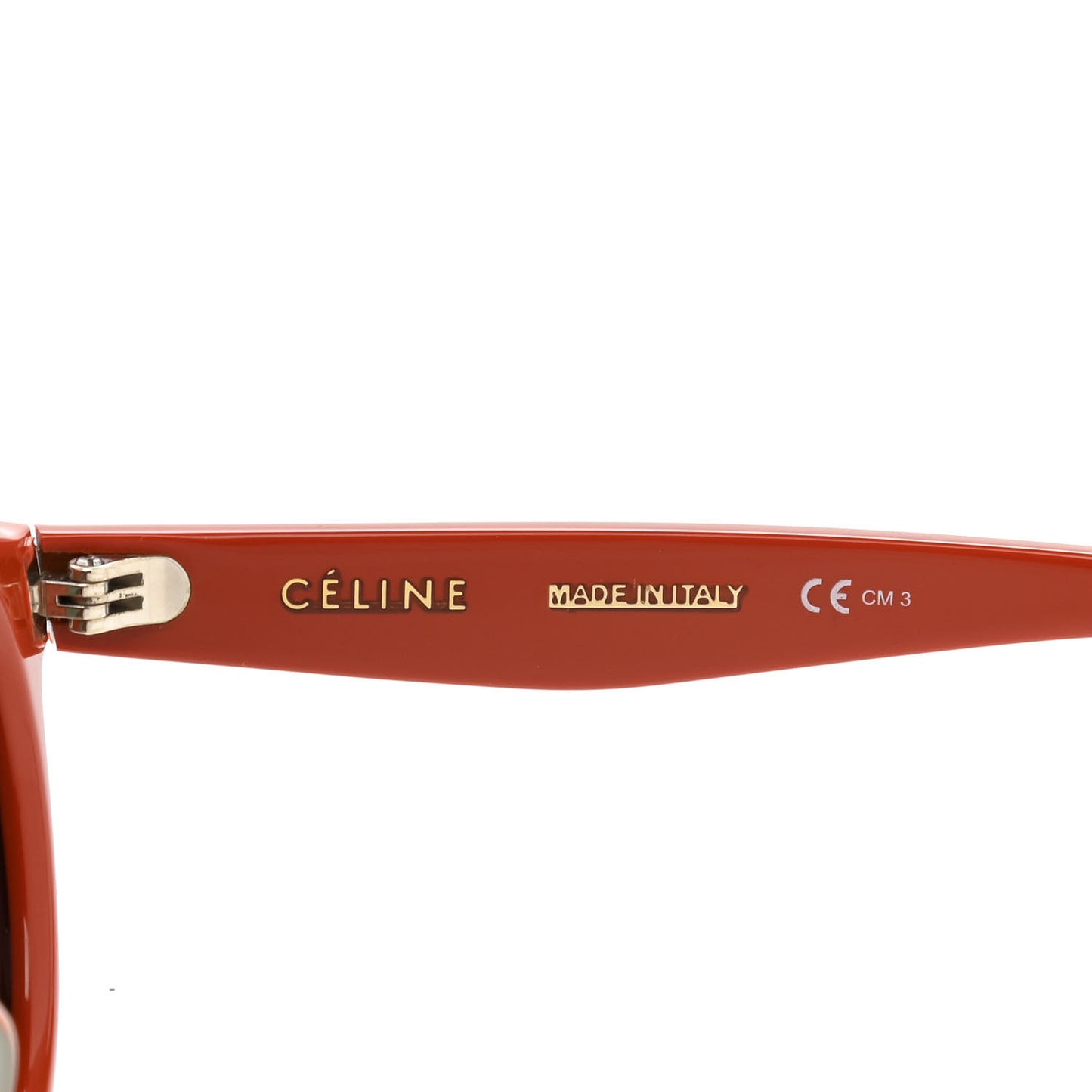 Acetate Bevel Cat Sunglasses CL41370/S Orange