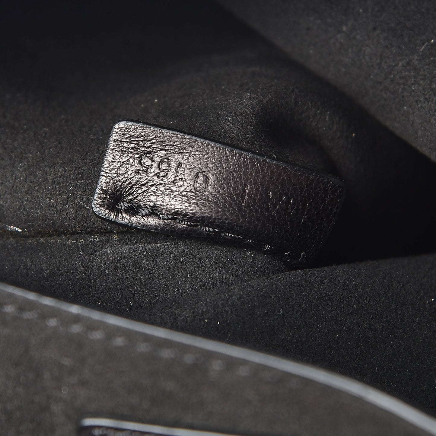 Textured Coated Canvas Bambi Print Medium Rave Tote Black