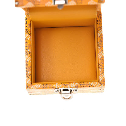 Goyard Goyardine Regence Mini Trunk Yellow 5 of 8