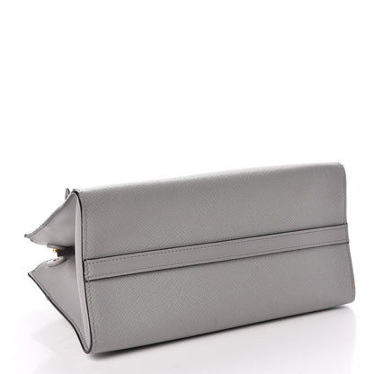 Prada Saffiano City Calf Small Esplanade Tote Nube 4 of 14