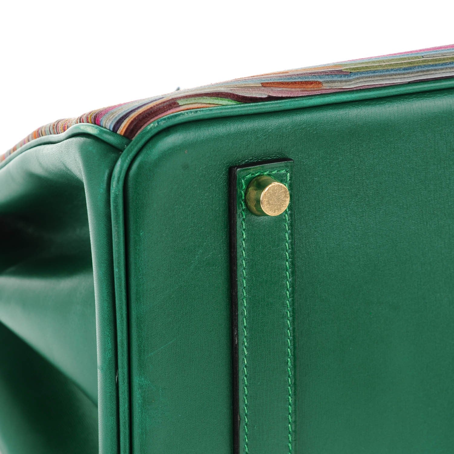 Hermes Box Vibrato Birkin 35 Vert Clair 18 of 24