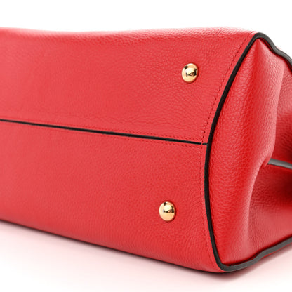 Salvatore Ferragamo Calfskin Medium Margot Top Handle Satchel Lipstick 10 of 13