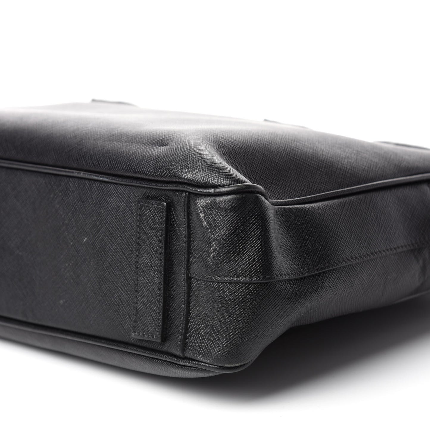 Saffiano Travel Briefcase Black