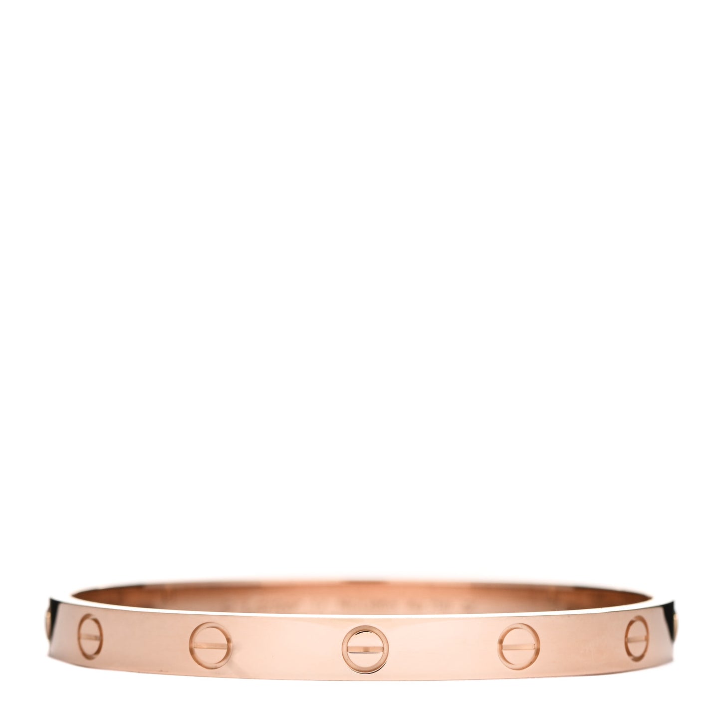 18K Pink Gold LOVE Bracelet 17