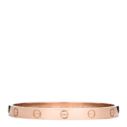 Cartier 18K Pink Gold LOVE Bracelet 17 1 of 6