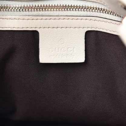 Gucci Monogram Peggy Braided Tote Off White 6 of 17