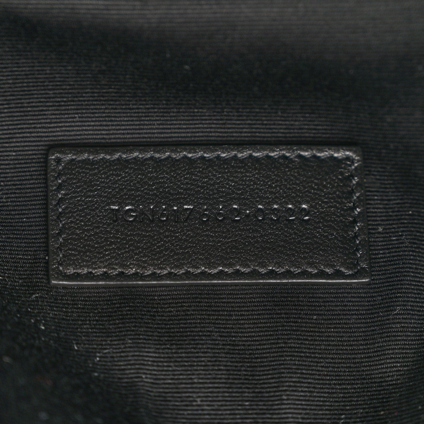 Grain De Poudre Matelasse Chevron Monogram Envelope Clutch Black