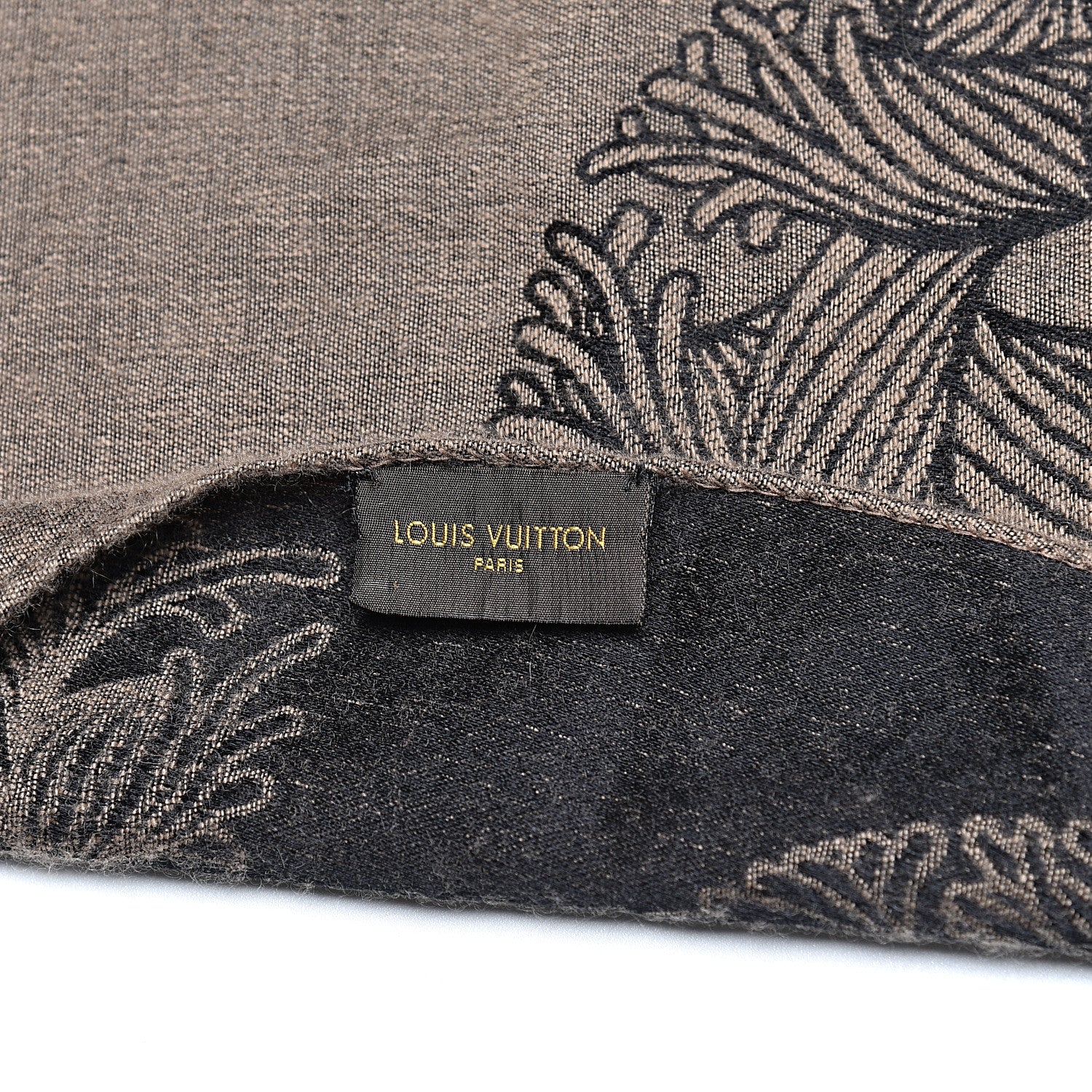 Louis Vuitton Knit Cashmere Silk Circle Rope Bandana Brown 5 of 6