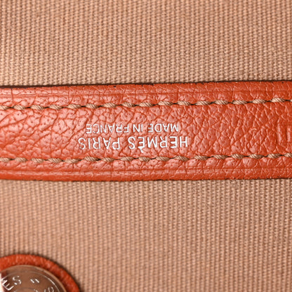 Hermes Toile Buffle Garden Party 30 TPM Potiron 6 of 13