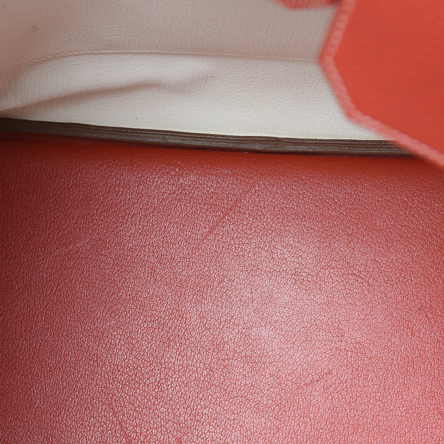Hermes Togo Casaque Birkin 40 Sanguine White 15 of 18
