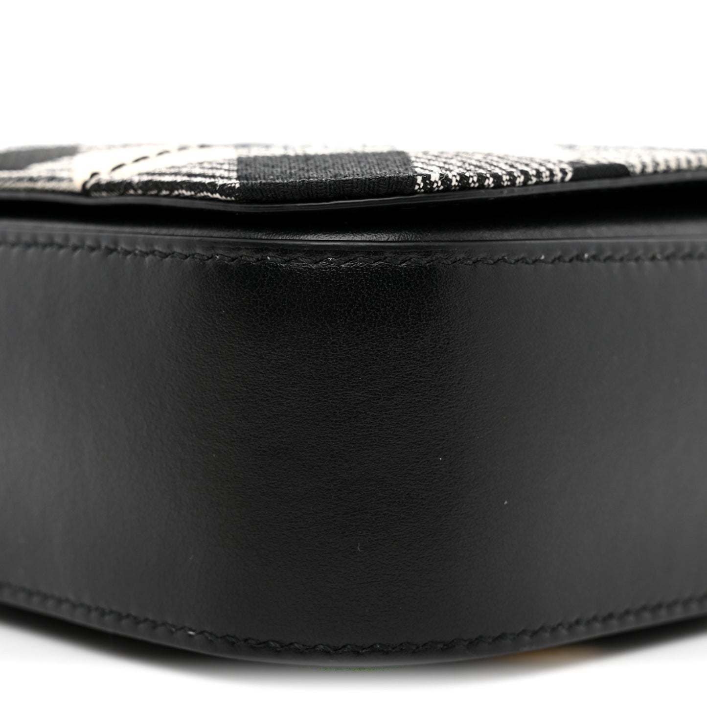 Jacquard Check Snip Bag Black