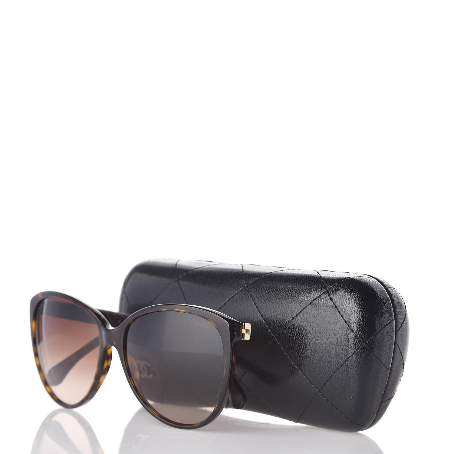 Chanel Quilted CC Sunglasses 5225-Q Tortoise 6 of 6