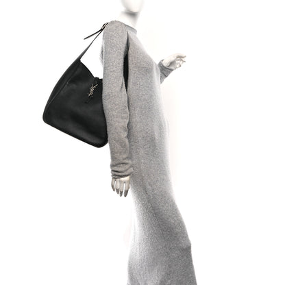 Saint Laurent Supple Calfskin Large Le 5 A 7 Soft Hobo Black 2 of 9