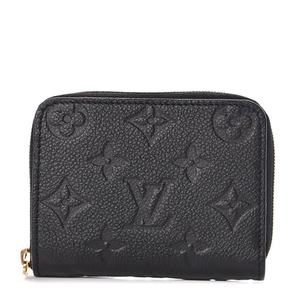 Louis Vuitton Empreinte Zippy Coin Purse Black 1 of 7