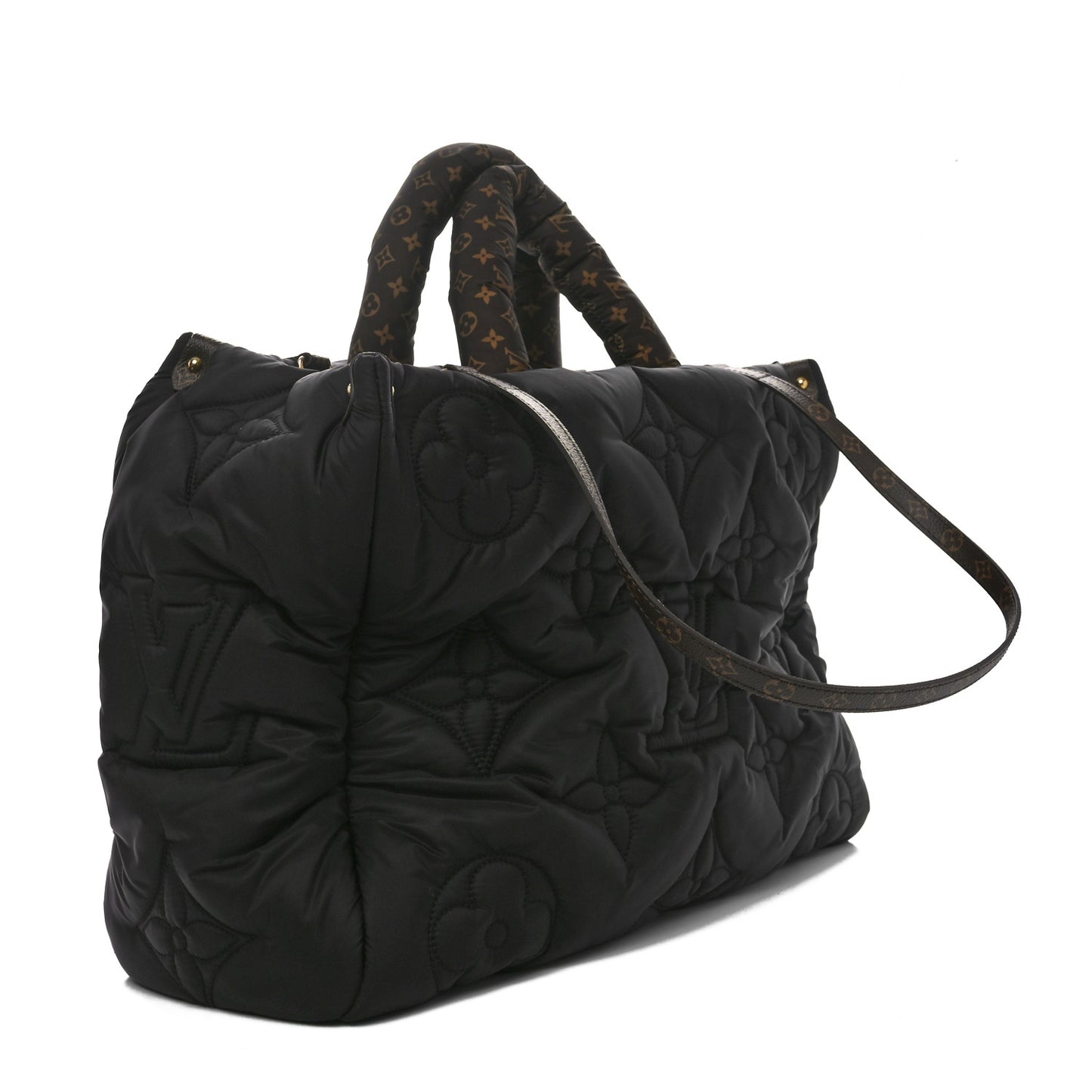 Econyl Monogram Pillow Giant Onthego GM Black