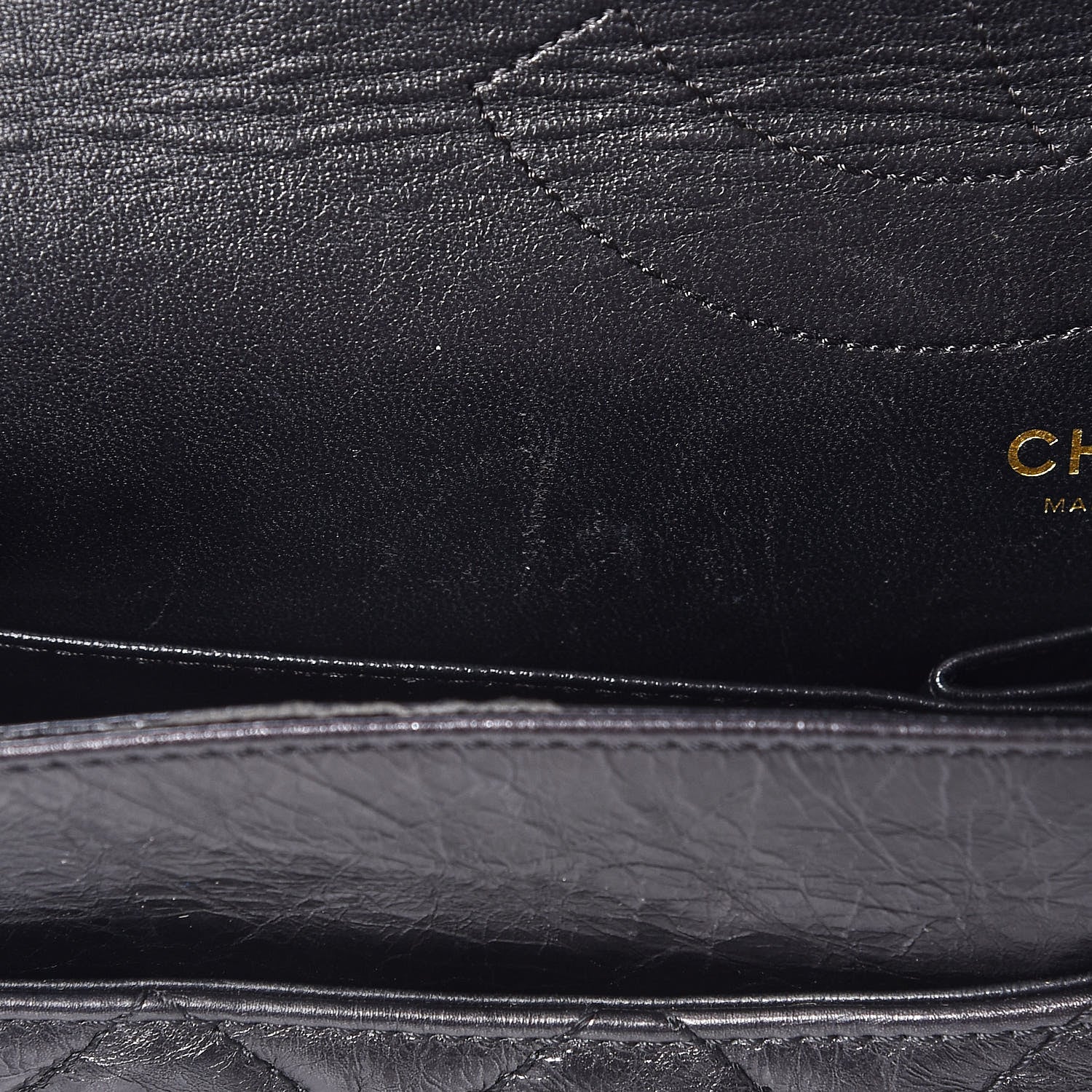 Chanel Aged Calfskin Quilted 2.55 Reissue 228 Flap Black 8 of 17