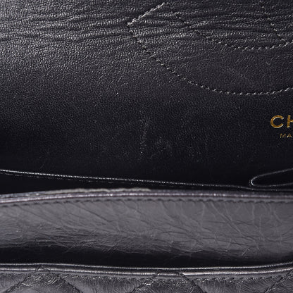 Chanel Aged Calfskin Quilted 2.55 Reissue 228 Flap Black 8 of 17